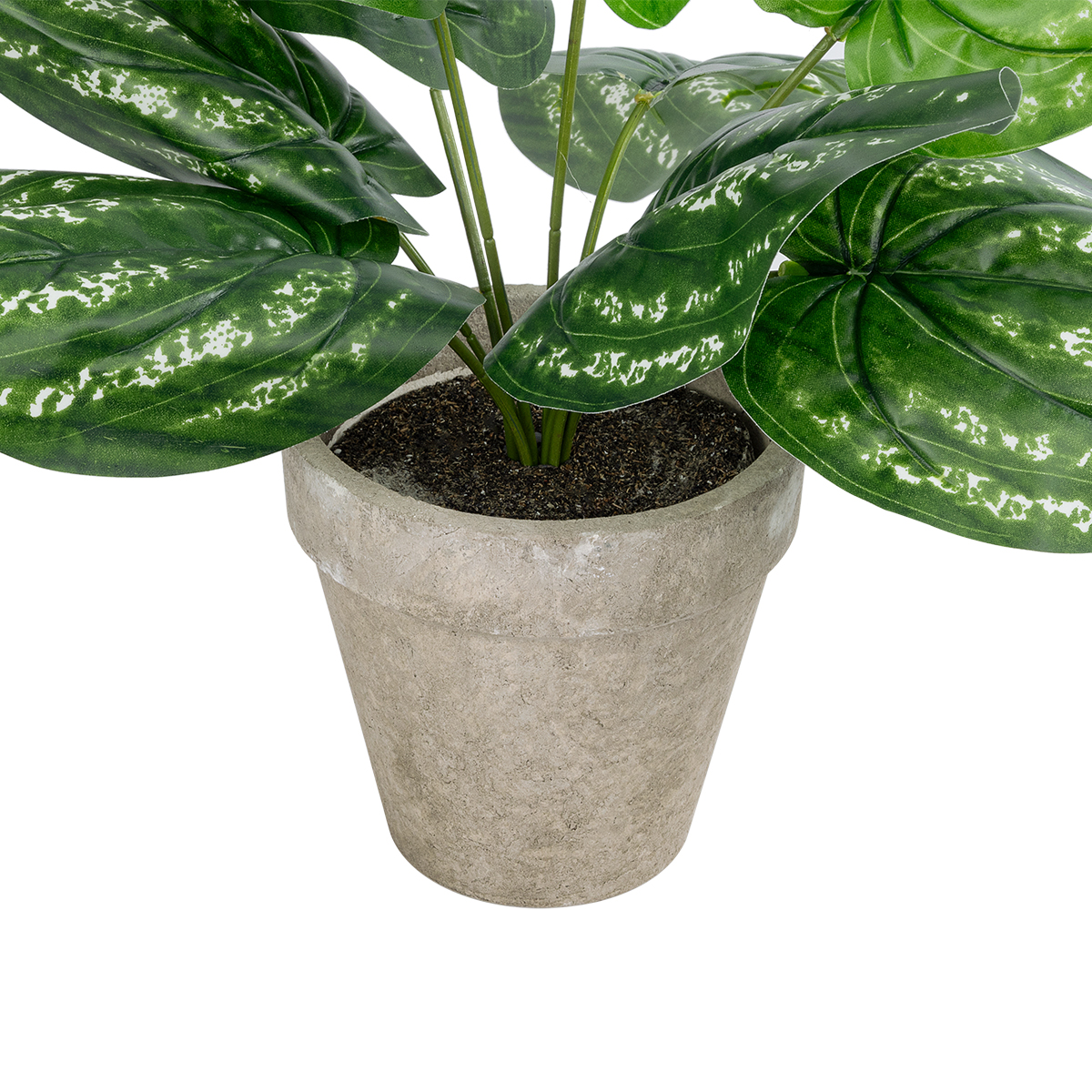 Τεχνητός Κήπος Silver Pothos Potted Plant Glint® Διακοσμητικό Φυτό Πόθος Φ40 X Υ33Cm