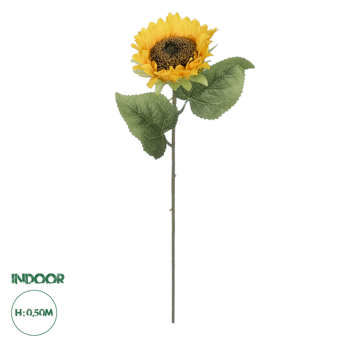 Τεχνητός Κήπος Yellow Sunflower  Branch 21112 Τεχνητό Διακοσμητικό Κλαδί Ηλιοτρόπιο Κίτρινο Y50Cm