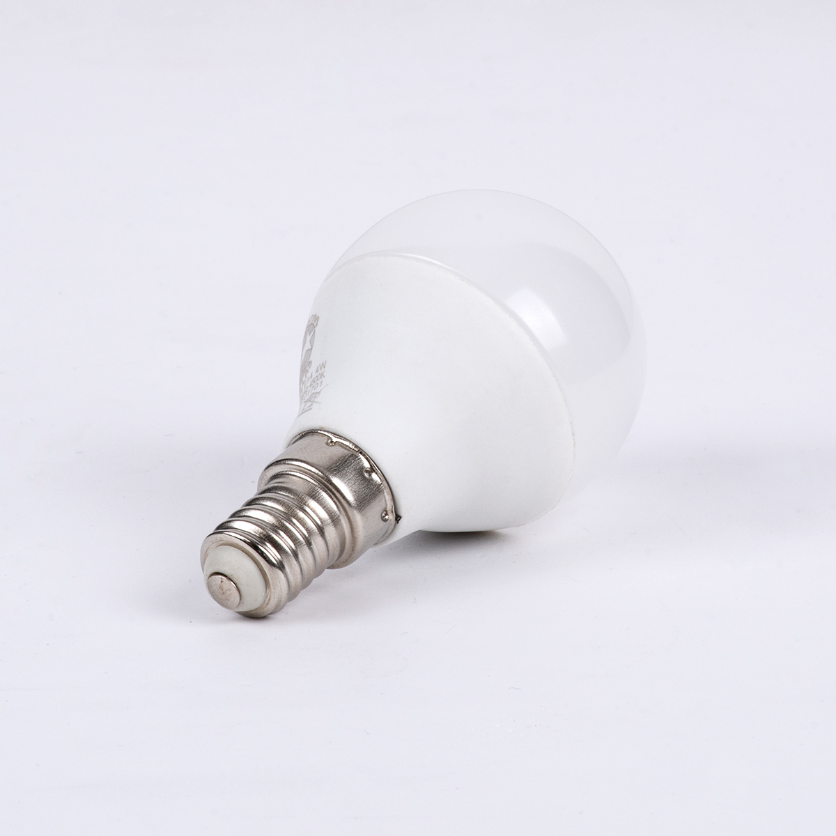 Glint® Λάμπα Led E14 G45 Γλομπάκι 4W 376Lm 260° Ac 220-240V Ip20 Φ4.5 X Υ7.8Cm Θερμό Λευκό 2700K