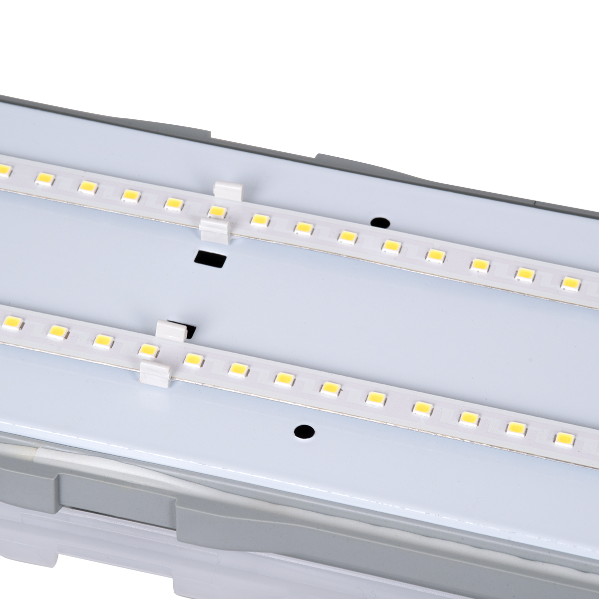 Glint® Led Γραμμικό Βιομηχανικό Φωτιστικό Tri-Proof 120Cm 48W 5617Lm 120° Ac 220-240V Αδιάβροχο Ip65 Μ120 X Π6 X Υ4Cm Ψυχρό Λευκό 6000K