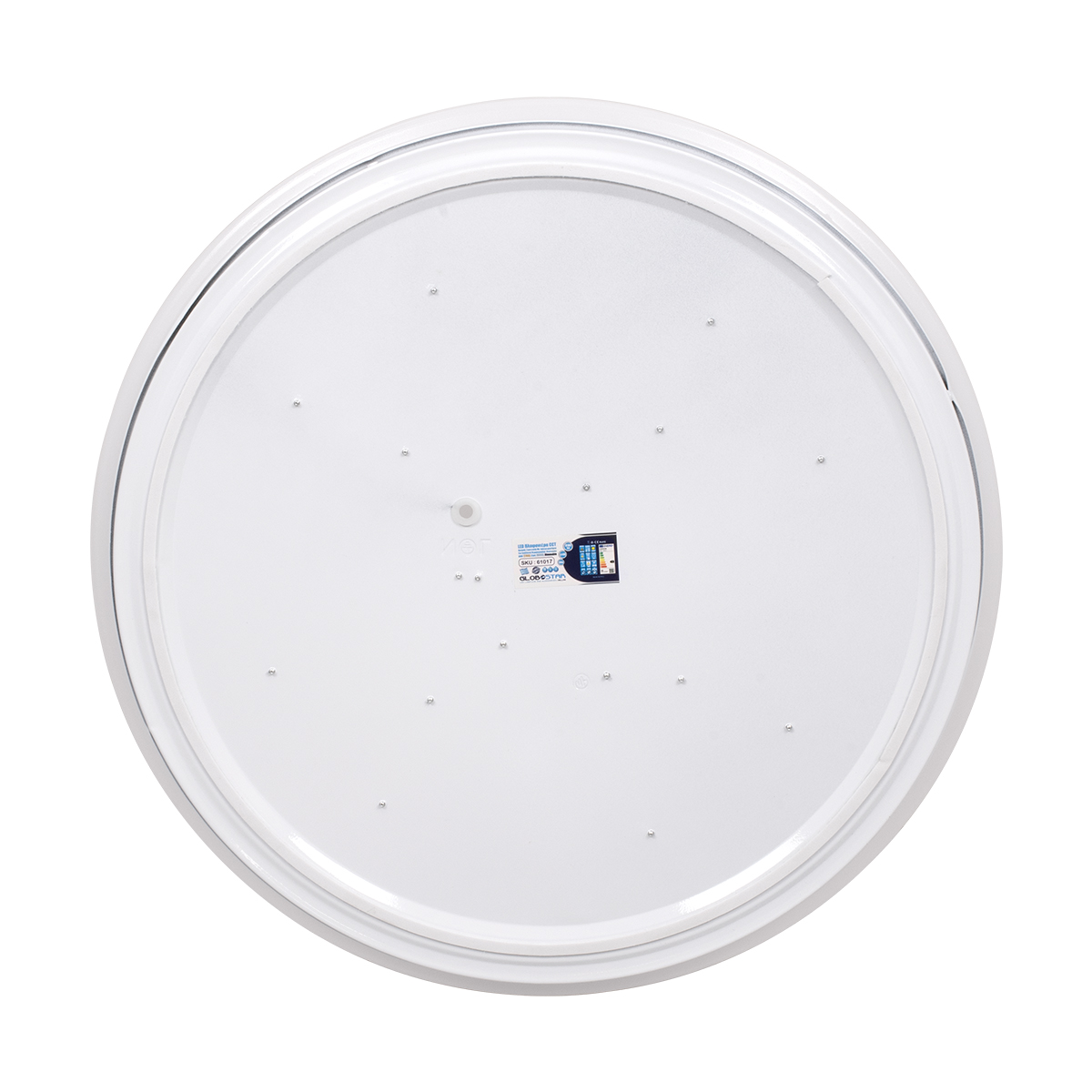 Ava Glint® Πλαφονιέρα Οροφής Led Cct 76W 8372Lm 120° Ac 220-240V - Εναλλαγή Φωτισμού Μέσω Τηλεχειριστηρίου All In One Ψυχρό Λευκό 6000K+Φυσικό Λευκό 4500K+Θερμό Λευκό 2700K Dimmable Φ48Cm - Λευκό