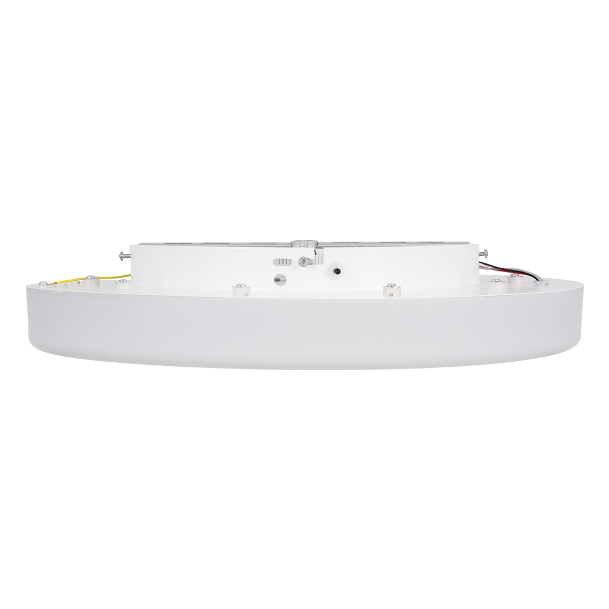 Glint® Πλαφονιέρα Οροφής Led Cct 55W 6376Lm 120°- Εναλλαγή Μέσω Τηλεχειριστηρίου All In One Ψυχρό Dimmable - Μαύρο Φ48Cm