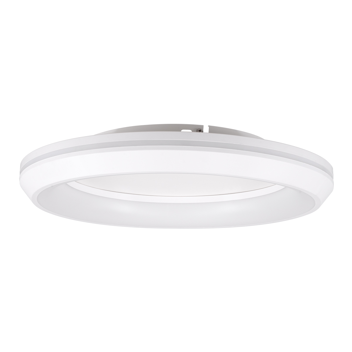 Melina Glint® Πλαφονιέρα Οροφής Κύκλος Led Cct 55W 6376Lm 120° Ac 220-240V - Εναλλαγή Φωτισμού Μέσω Τηλεχειριστηρίου All In One Ψυχρό Λευκό 6000K+Φυσικό Λευκό 4500K+Θερμό Λευκό 2700K Dimmable Φ48Cm - Λευκό