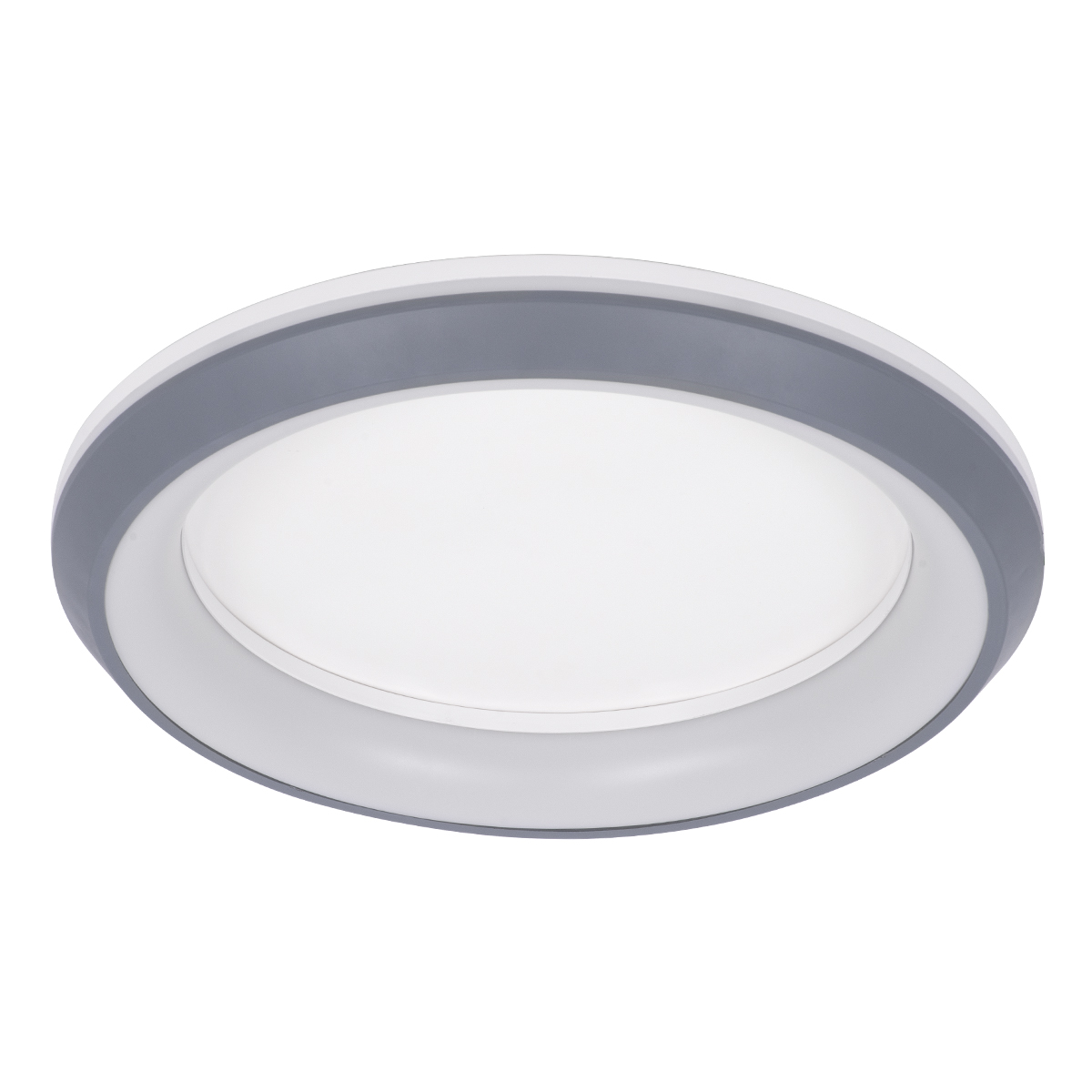 Melina Glint® Πλαφονιέρα Οροφής Κύκλος Led Cct 55W 6376Lm 120° Ac 220-240V - Εναλλαγή Φωτισμού Μέσω Τηλεχειριστηρίου All In One Ψυχρό Λευκό 6000K+Φυσικό Λευκό 4500K+Θερμό Λευκό 2700K Dimmable Φ48Cm - Ανθρακί