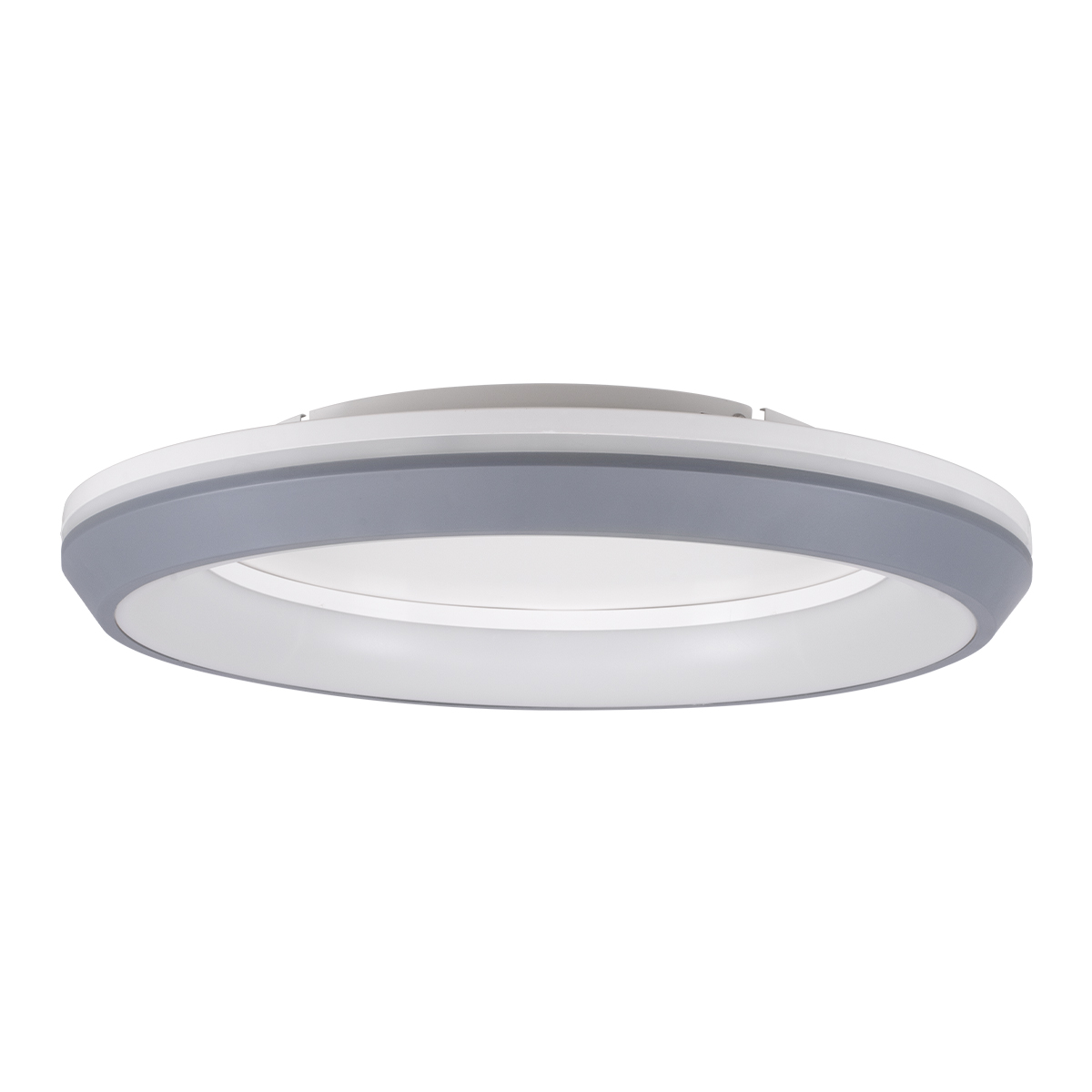 Melina Glint® Πλαφονιέρα Οροφής Κύκλος Led Cct 55W 6376Lm 120° Ac 220-240V - Εναλλαγή Φωτισμού Μέσω Τηλεχειριστηρίου All In One Ψυχρό Λευκό 6000K+Φυσικό Λευκό 4500K+Θερμό Λευκό 2700K Dimmable Φ48Cm - Ανθρακί