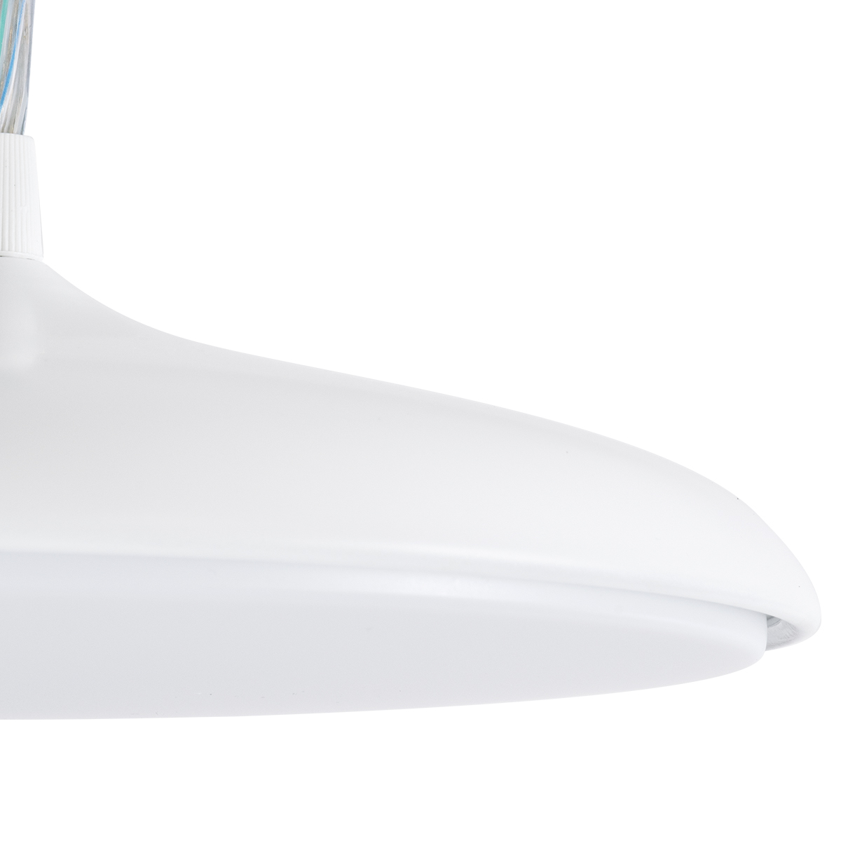 Baron Glint® Κρεμαστή Πλαφονιέρα Οροφής Led Cct 12W 1440Lm 120° Ac 220-240V - Εναλλαγή Φωτισμού Μέσω Διακόπτη On/Off All In One Ψυχρό 6000K+Φυσικό 4500K+Θερμό 2700K Φ25 X Υ8Cm - Λευκό