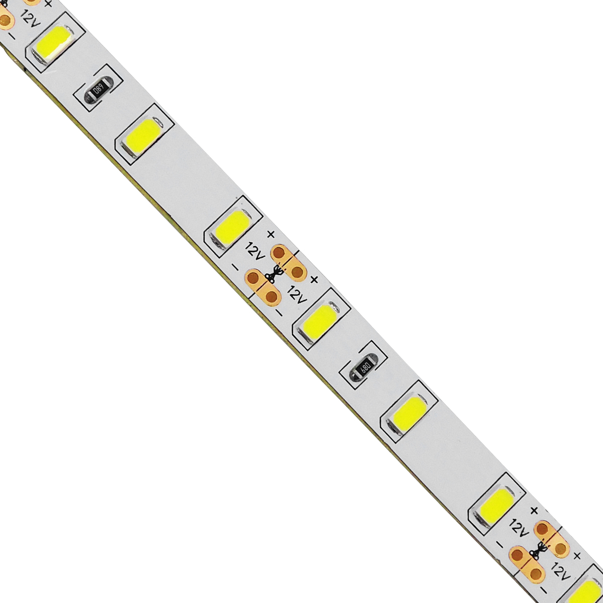 Glint® Ταινία Led Smd 5730 5M 20W/M 60Led/M 2600Lm/M 120° Dc 12V Ip20 Ψυχρό Λευκό 6000K