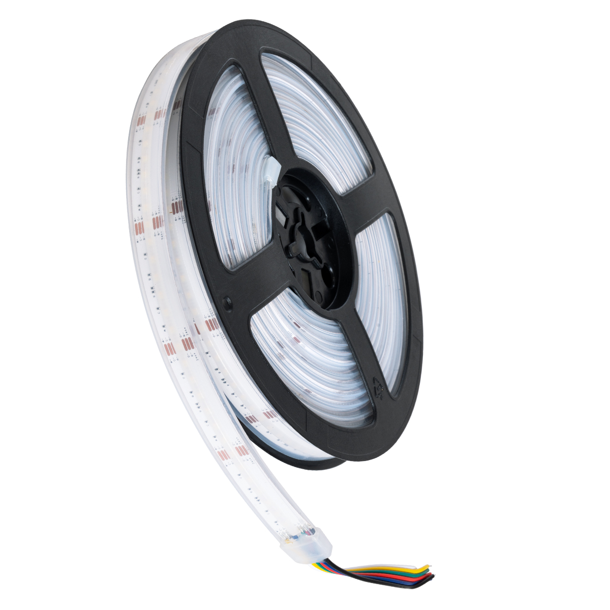 Bee Glint® Ταινία Led 18W/M 1800Lm/M 120° Dc 24V Αδιάβροχη Ip67 - 840 X Micro 5In1 Smd Cob Led Chip/Μέτρο - Μ5000 X Π14 X Υ4Mm - Ρολό 5 Μέτρων - Πολύχρωμη Rgbw+Ww