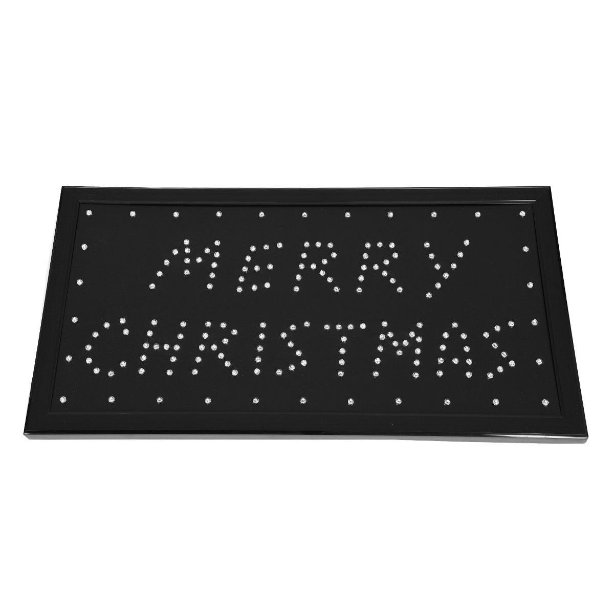 Glint® Φωτιστικό Ταμπέλα Led Σήμανσης Merry Christmas Με Πρίζα Ac 230V Μ48Xπ25Xυ2Cm