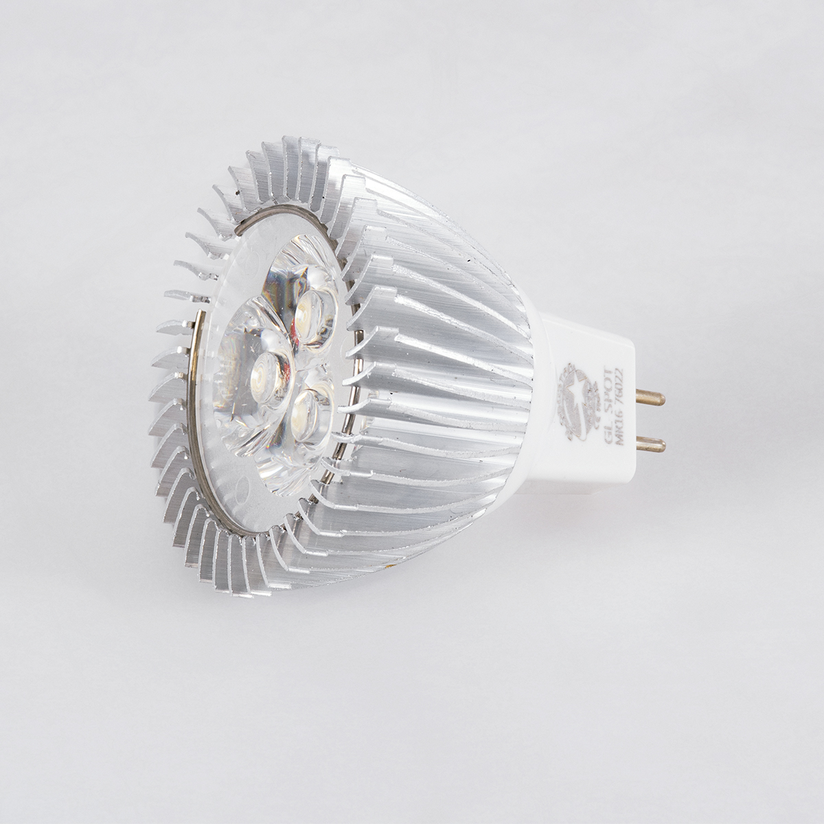 Glint® Σποτ Led Gu5.3 Mr16 3W 300Lm 30° Dc 12V Ip20 Φ5 X Υ5.2Cm Ψυχρό Λευκό 6000K