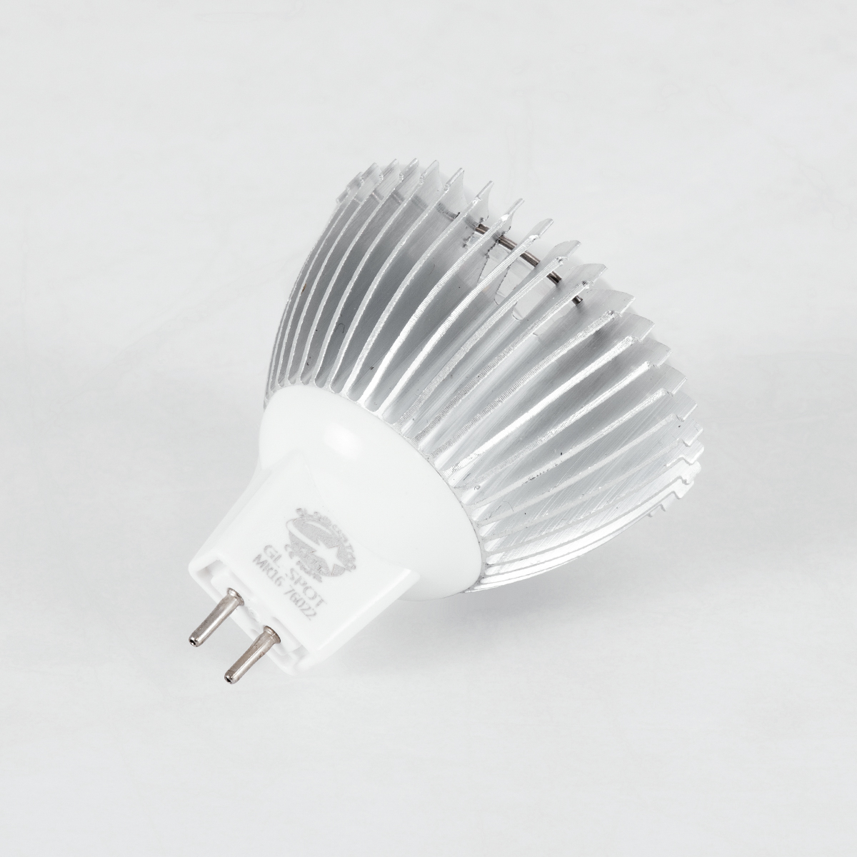 Glint® Σποτ Led Gu5.3 Mr16 3W 300Lm 30° Dc 12V Ip20 Φ5 X Υ5.2Cm Ψυχρό Λευκό 6000K