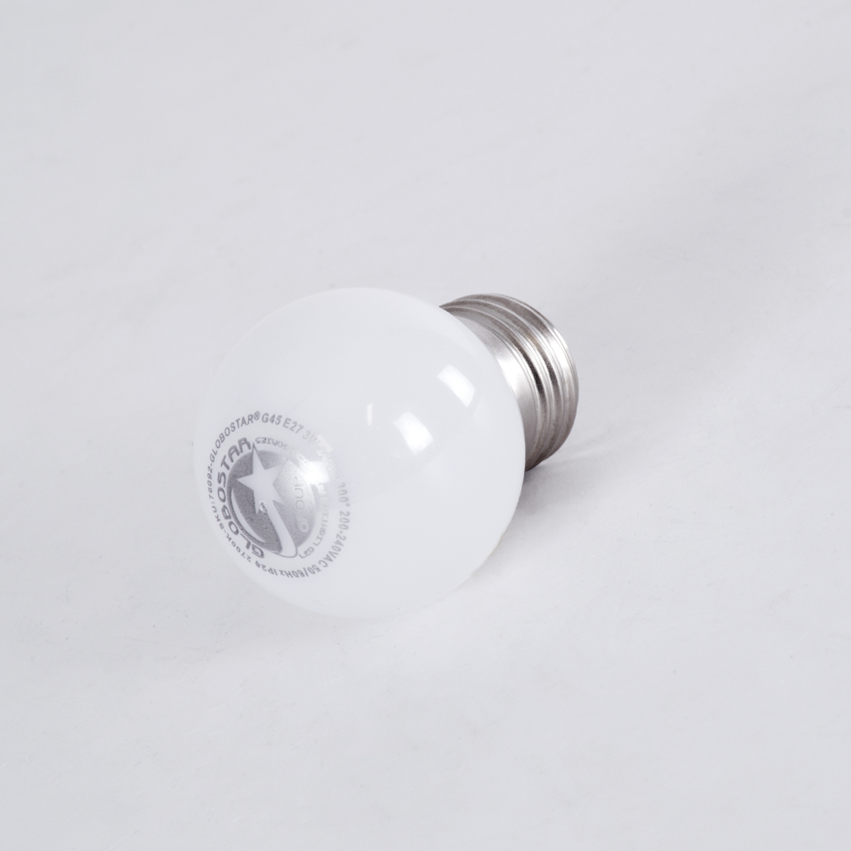 Glint® Λάμπα Led E27 G45 Γλομπάκι 3W 240Lm 260° Ac 220-240V Ip20 Φ4.5 X Υ6.9Cm Θερμό Λευκό 2700K