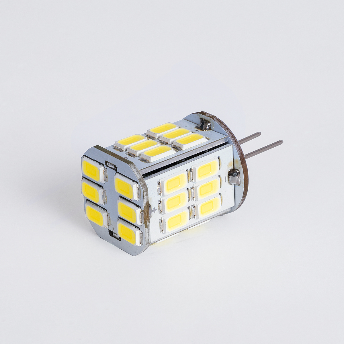 Glint® Λάμπα Led G4 Smd 5630 6W 720Lm 320° Dc 12-24V Ip20 Φ1.9 X Υ3.7Cm Ψυχρό Λευκό 6000K Dimmable