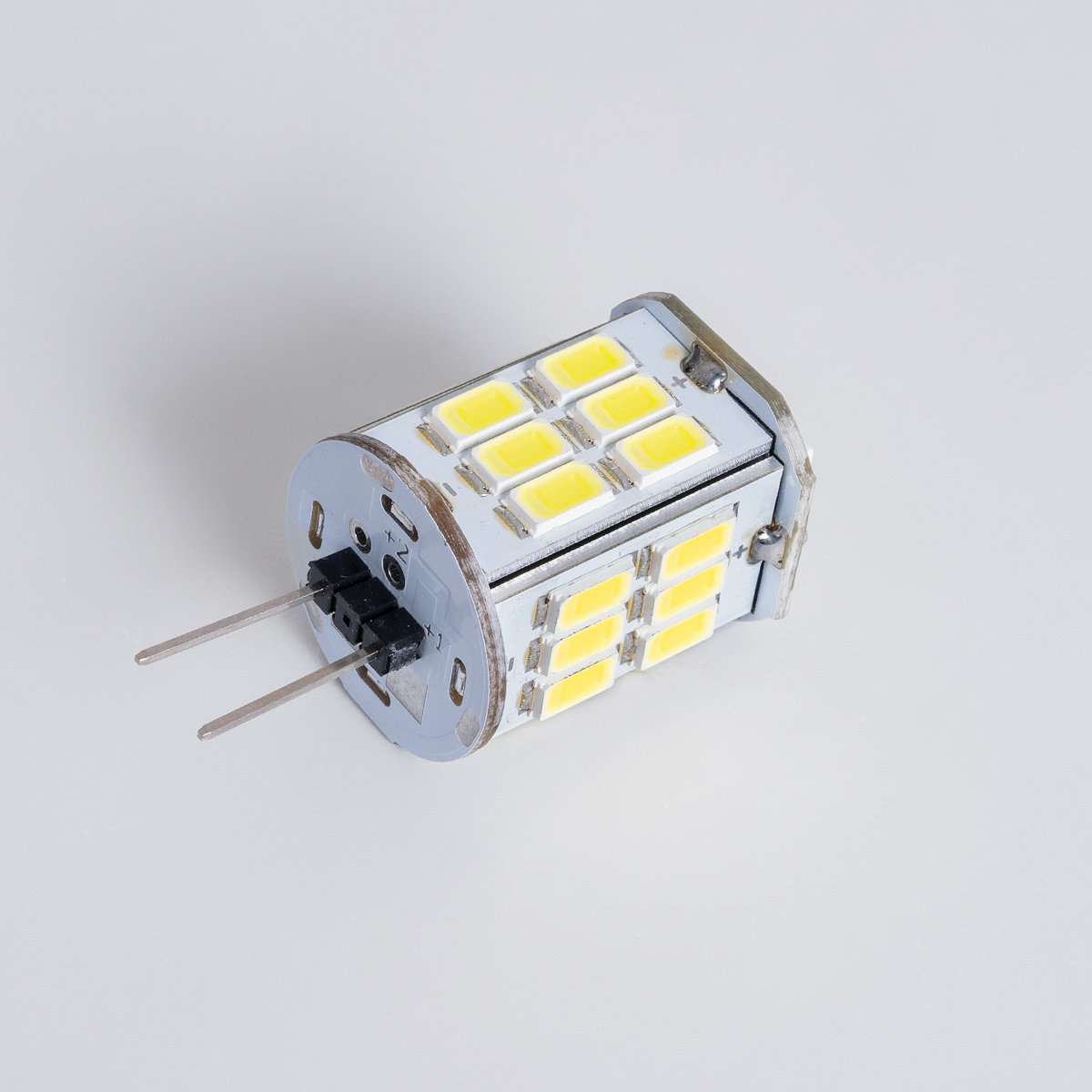 Glint® Λάμπα Led G4 Smd 5630 6W 720Lm 320° Dc 12-24V Ip20 Φ1.9 X Υ3.7Cm Ψυχρό Λευκό 6000K Dimmable