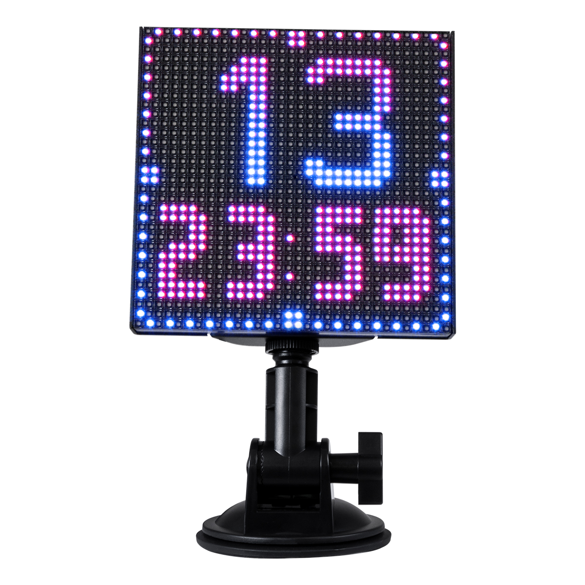 Glint® Led Scrolling Display 32X32 Pixel - Κυλιόμενη Ψηφιακή Πινακίδα / Επιγραφή Μονής Όψης P10 Led Smd Dc 12V Usb - Λειτουργία Μέσω Wi-Fi Με Εφαρμογή App - Ip20 - Μ13.2 X Π4 X Υ25Cm - Πολύχρωμο Rgbw - 1 Χρόνο Εγγύηση