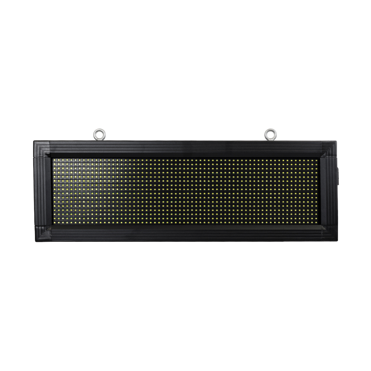 Display Glint® Led Scrolling Display 64X16Cm - Κυλιόμενη Ψηφιακή Πινακίδα / Επιγραφή Μονής Όψης P10 Led Smd Ac 220-240V - Λειτουργία Μέσω Wi-Fi Με Εφαρμογή App - Αισθήτηρας Θερμοκρασίας Και Υγρασίας - Αδιάβροχο Ip65 - Μ72 X Π9 X Υ24Cm - Ψυχρό Λευκό 6000K