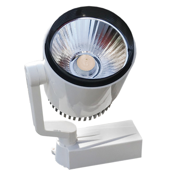 Globostar Glint® Μονοφασικό Bridgelux Cob Led Φωτιστικό Σποτ Ράγας 20W 230V 3000Lm 24° Θερμό Λευκό 3000K