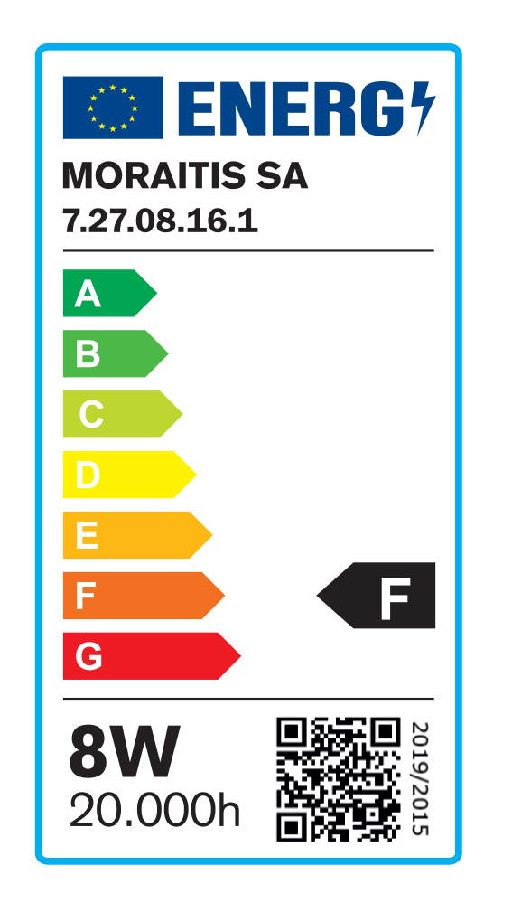 E27 LED Filament G95 8watt Dimmable (7.27.08.16.1)