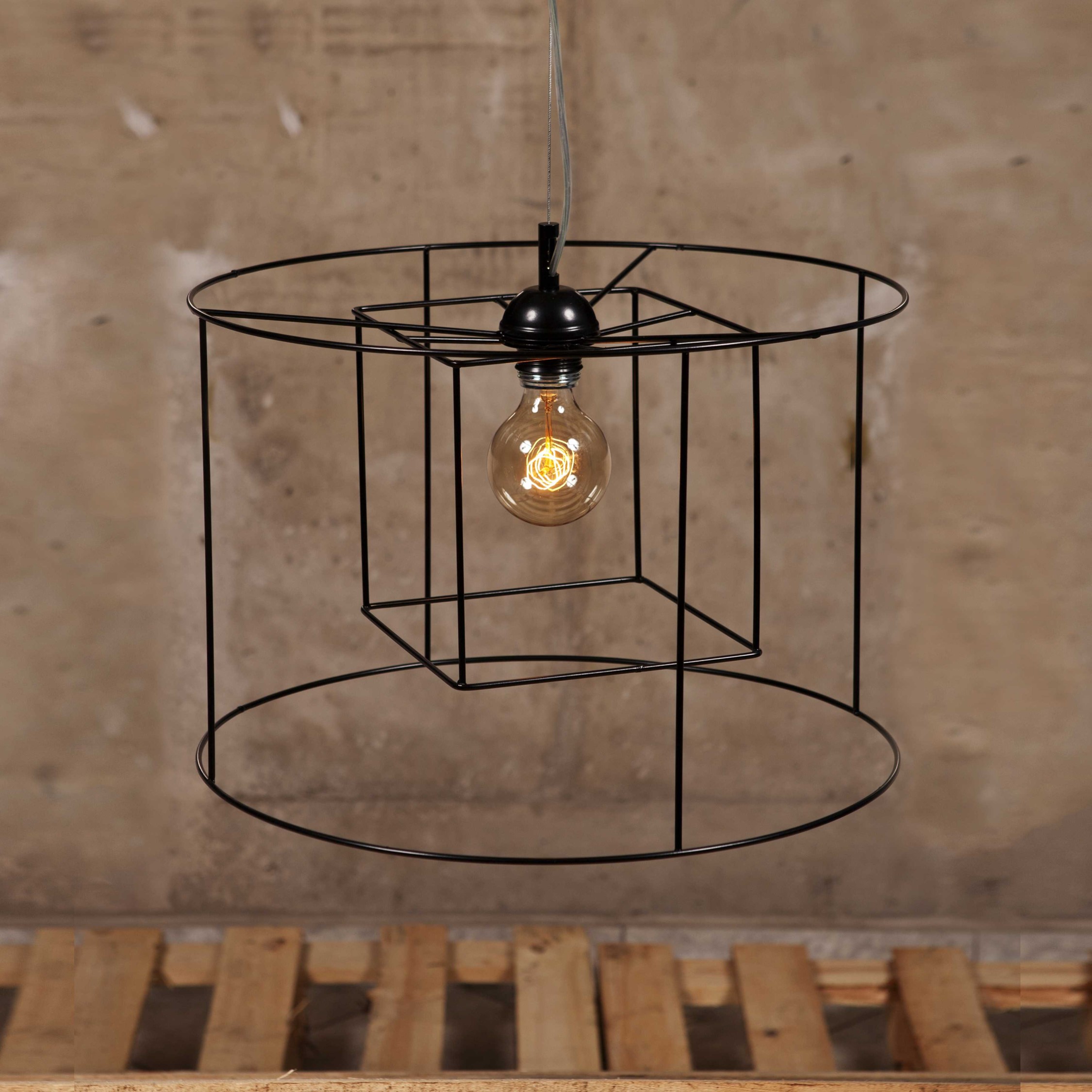 Ατμοσφαιρικό Σιδερένιο Φωτιστικό - Atmospheric Iron Pendant Light