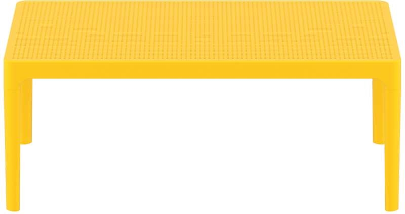 SKY YELLOW 100Χ60Χ40εκ. ΤΡΑΠΕΖΙ ΠΟΛ/ΝΙΟΥ