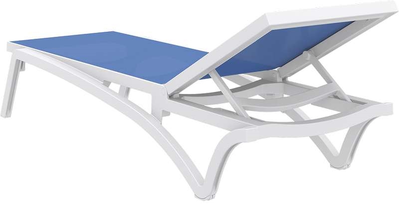 Ξαπλώστρα Pacific White/Blue 193X68X35εκ