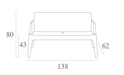 BOX DARK GREY KANAΠEΣ ΠΟΛ/ΝΙΟΥ