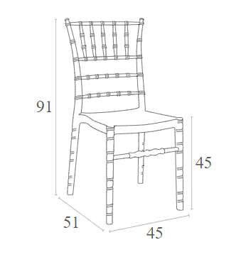 CHIAVARI GLOSSY WHITE(Σ4)KAPEKΛA