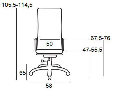 A9280 ΜΑΥΡΟ PU ΠΟΛ/ΝΑ ΓΡΑΦΕΙΟΥ